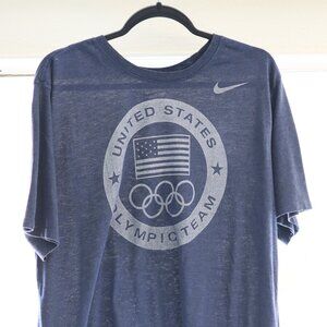 Nike United States Olympic Team Navy Blue XL The Nike Tee Atletic Cut